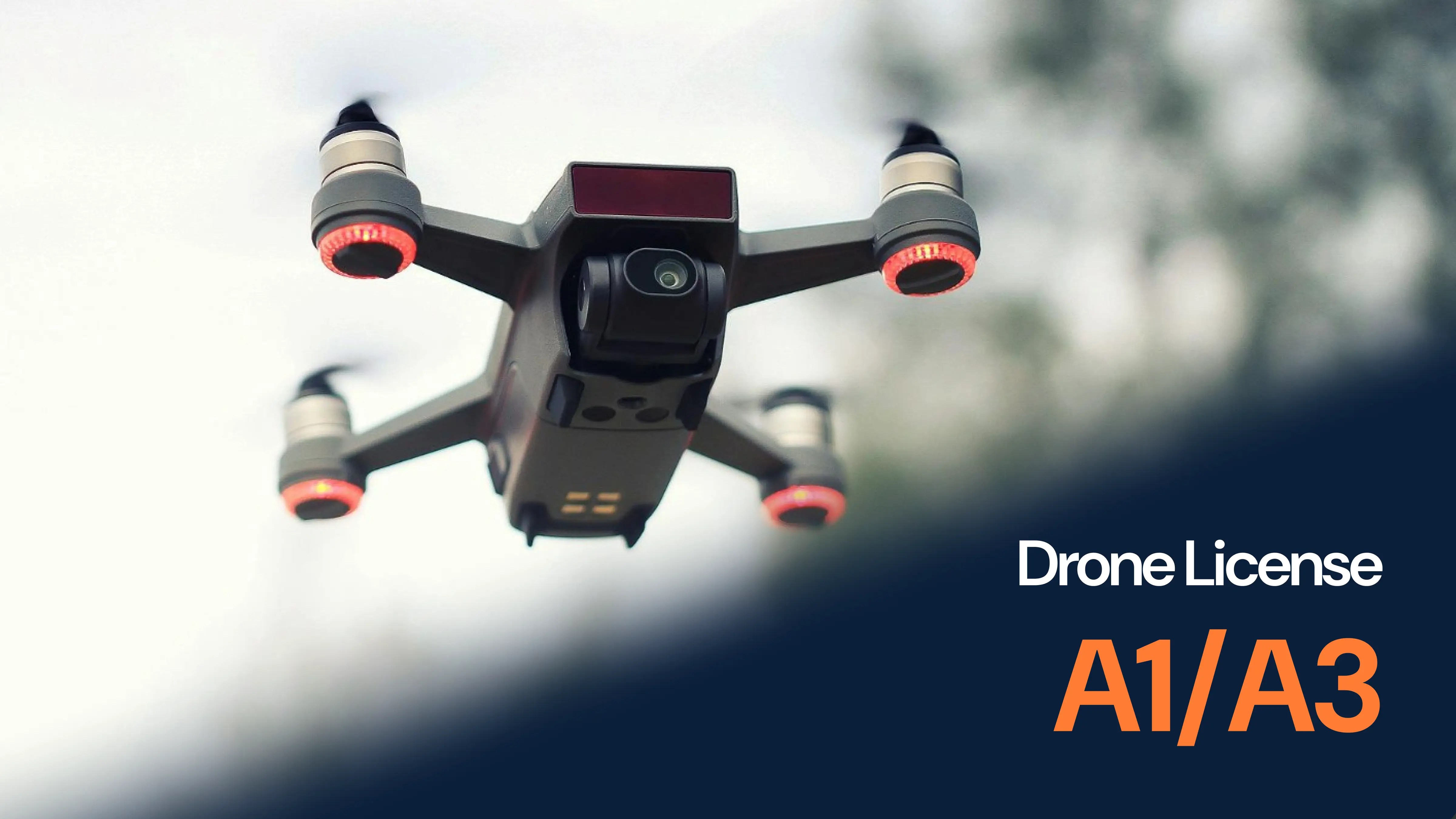 Licenca A1/A3 za drone